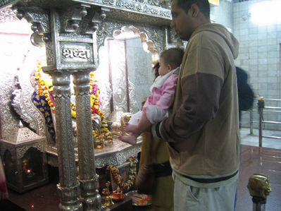 Ria at the temple